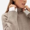 Brown Women's Sweater - Image 2