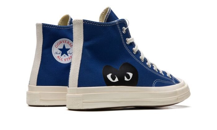 Converse Chuck 70 CDG Hi "CDG Play - Blue Quartz" - Image 3