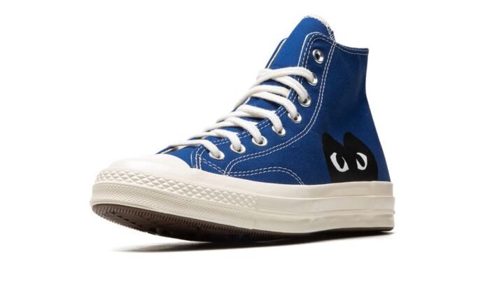 Converse Chuck 70 CDG Hi "CDG Play - Blue Quartz" - Image 4