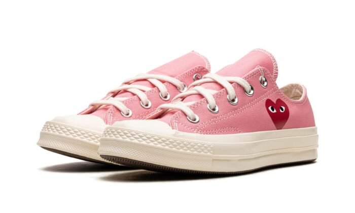 Converse Chuck 70 CDG OX AC "Bright Pink" - Image 2