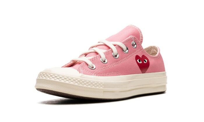 Converse Chuck 70 CDG OX AC "Bright Pink" - Image 4