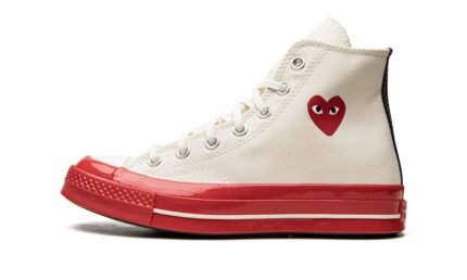 Chuck 70 High "CDG Play - Pristine Red"