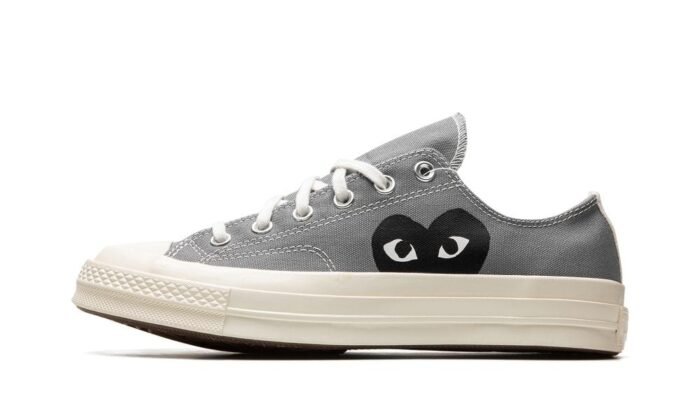 Converse Comme Des Garçons PLAY / Half Heart Gray