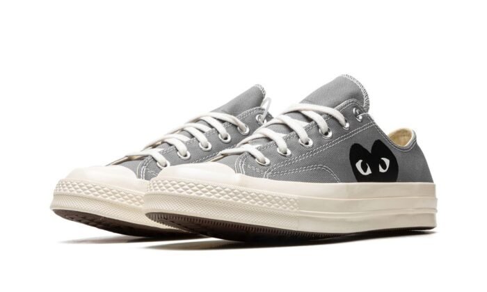 Converse Comme Des Garçons PLAY / Half Heart Gray - Image 2