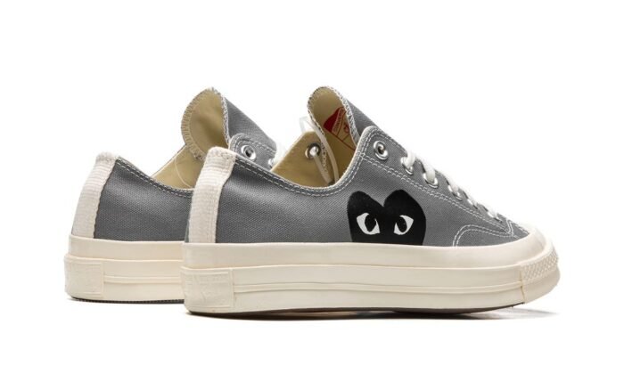 Converse Comme Des Garçons PLAY / Half Heart Gray - Image 3