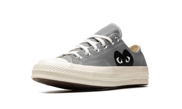 Converse Comme Des Garçons PLAY / Half Heart Gray - Image 4